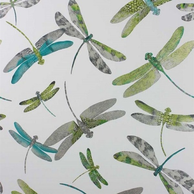 Papel Pintado W6650-01-dragonfly dance - MATTHEW WILLIAMSON