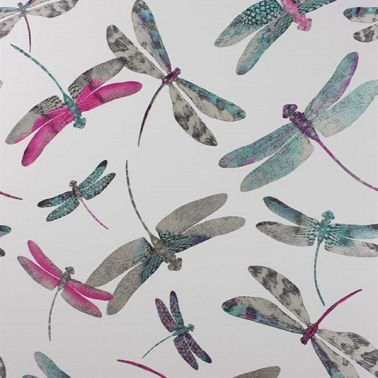 Papel Pintado W6650-05-dragonfly dance - MATTHEW WILLIAMSON