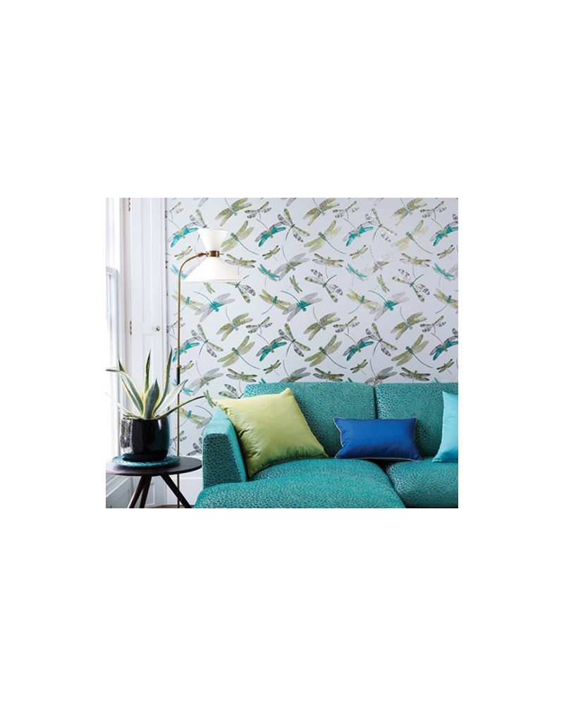 Papel Pintado W6650-05-dragonfly dance - MATTHEW WILLIAMSON