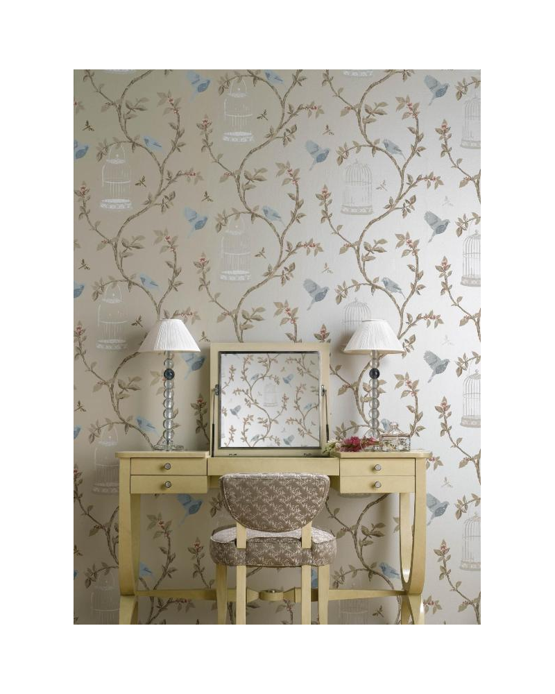 Papel Pintado Birdcage Walk NCW3770-03 - NINA CAMPBELL
