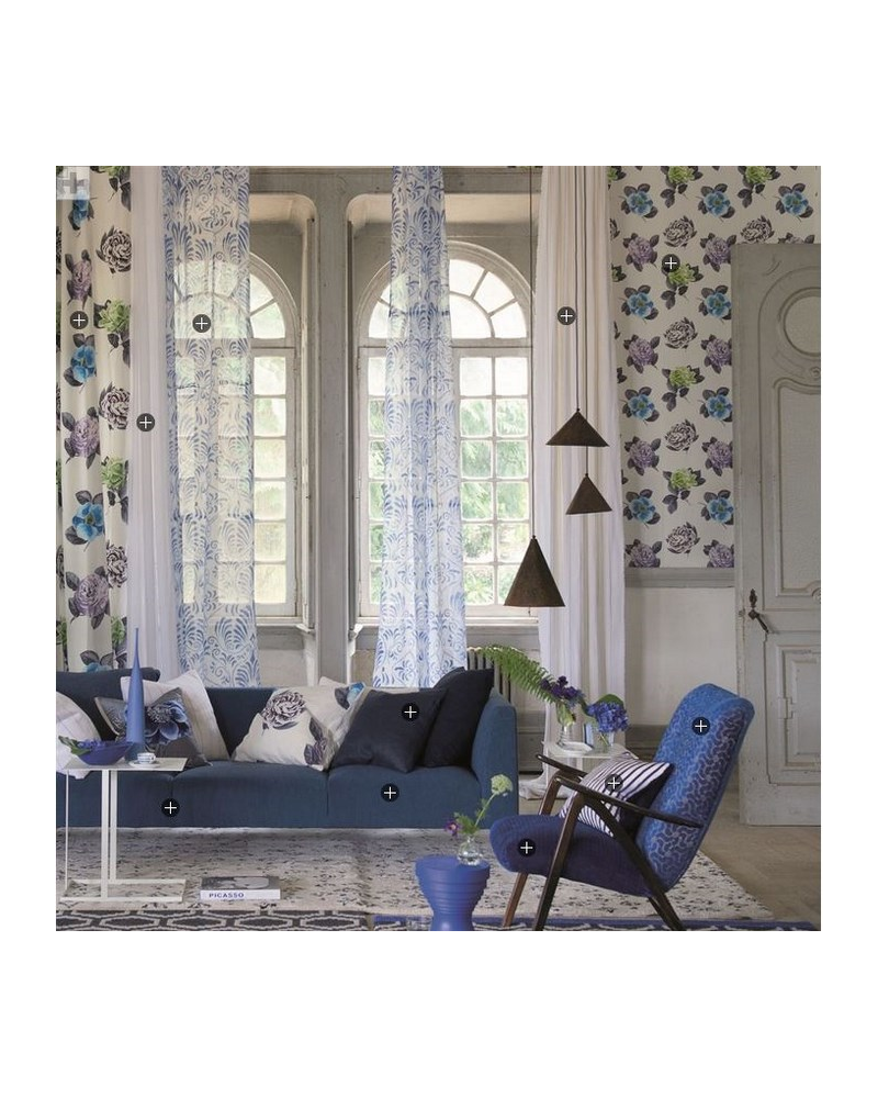 Papel Pintado P601-04 PAVONIA SEFFRON - Designers Guild