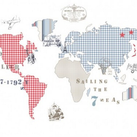 World Map Mural 2000190