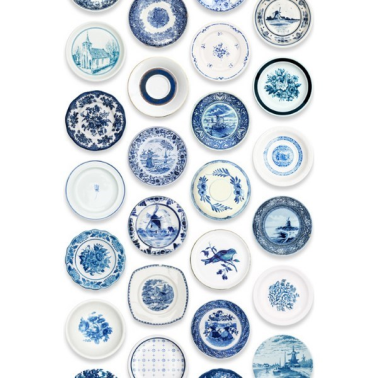 Papel Pintado Porcelain Blue - STUDIO DITTE