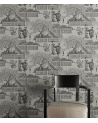 Papel Pintado moderato-negro - EQUIPO DRT
