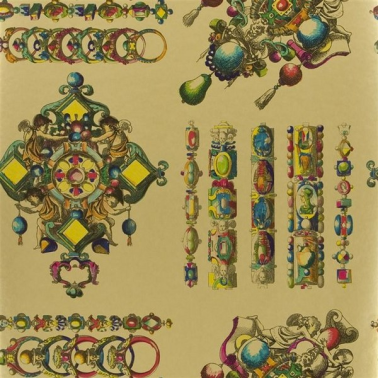 Papel Pintado PCL020-09 LA MAIN AU COLLET - DORE - CHRISTIAN LACROIX