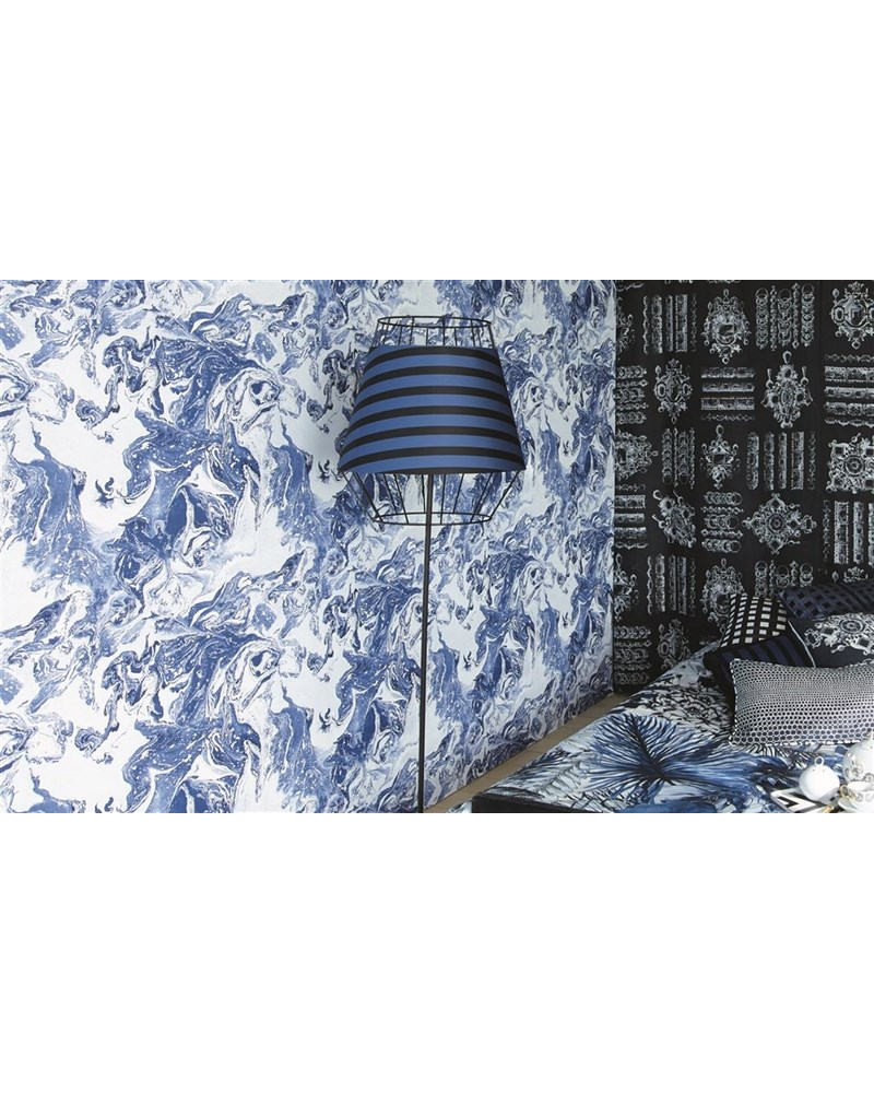 Papel Pintado PCL020-08 LA MAIN AU COLLET - ZINC - CHRISTIAN LACROIX