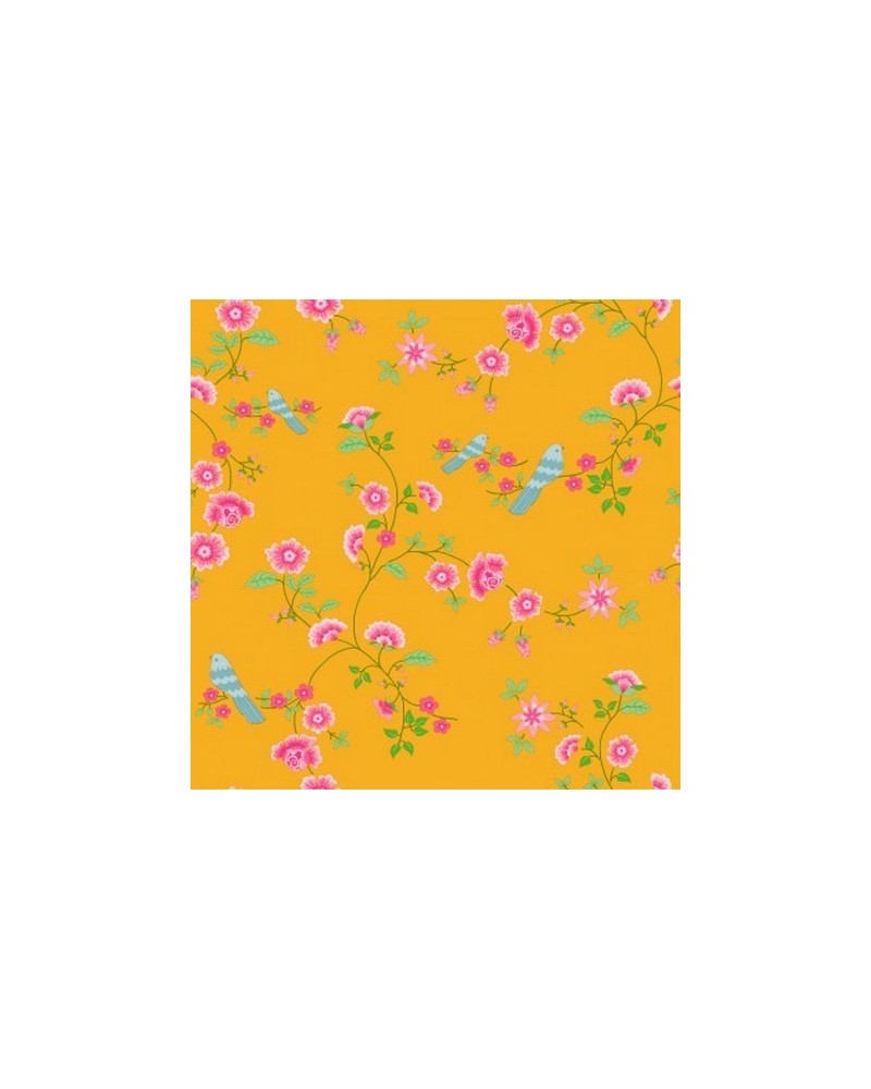 Papel Pintado Bird Branches Yellow 2000115 - COORDONNE Papel Pintado Bird Branches Yellow 2000115 - COORDONNE