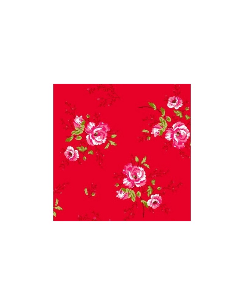 Papel Pintado Winter Poppies Red 2000183 - COORDONNE Papel Pintado Winter Poppies Red 2000183 - COORDONNE
