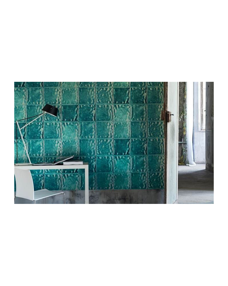 Papel Pintado PDG646-02 AQUARELLE TURQUOISE - Designers Guild