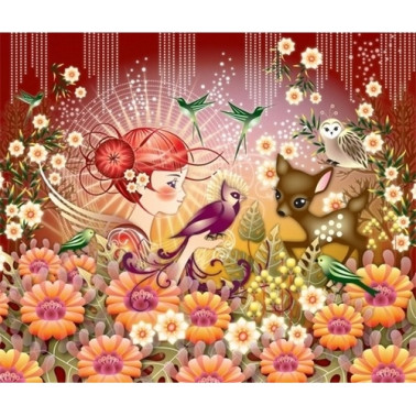 Papel Pintado 1280208_red garden - CATALINA ESTRADA