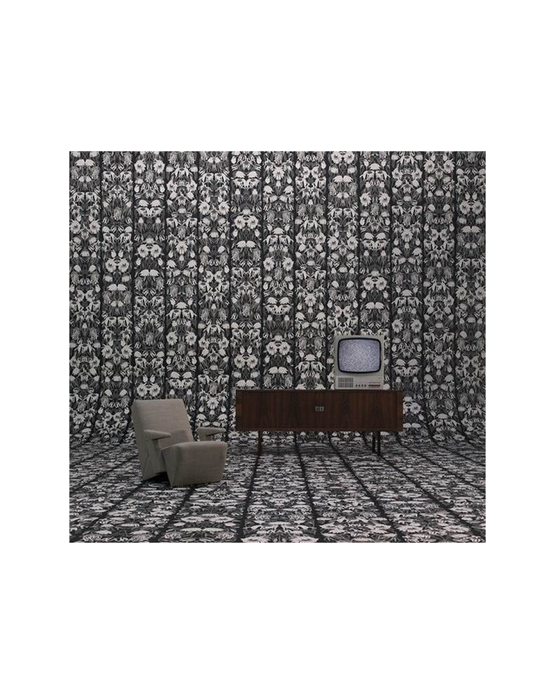 Papel Pintado JOB-06 WITHERED FLOWERS BLACK - NLXL