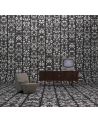 Papel Pintado JOB-06 WITHERED FLOWERS BLACK - NLXL