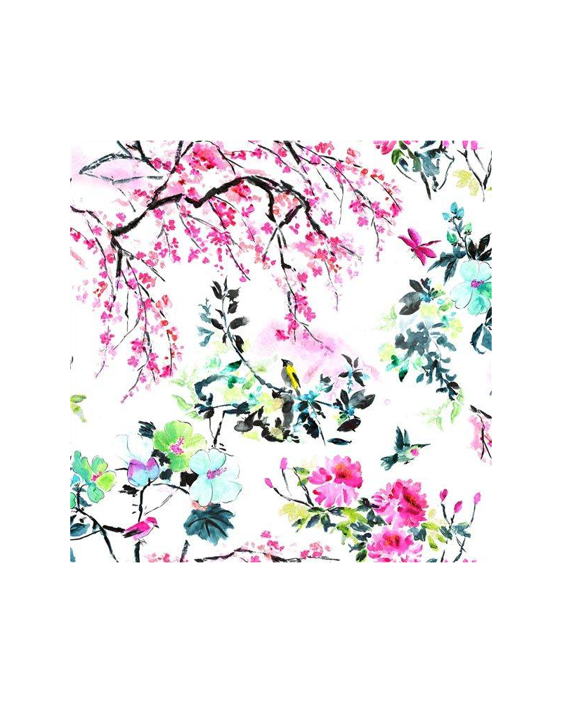 FDG2303-01-chinoiserie flower