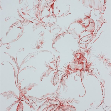 Papel Pintado NCW4205-04-Barbary Toile - NINA CAMPBELL