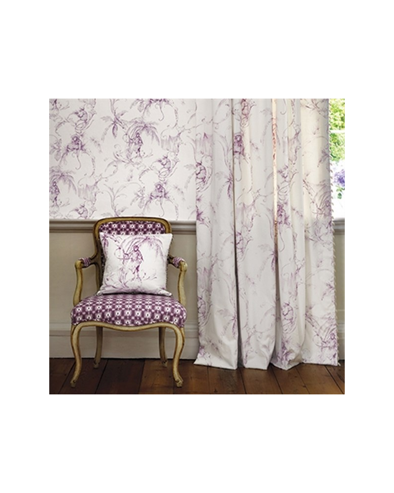 Tela NCF4193-04-Barbary Toile NINA CAMPBELL