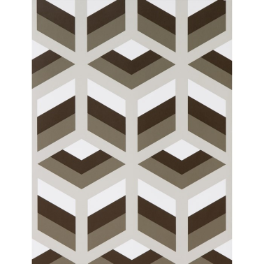 Papel Pintado GDW-5248-003 Xabi Marron-Gris - LORENZO CASTILLO