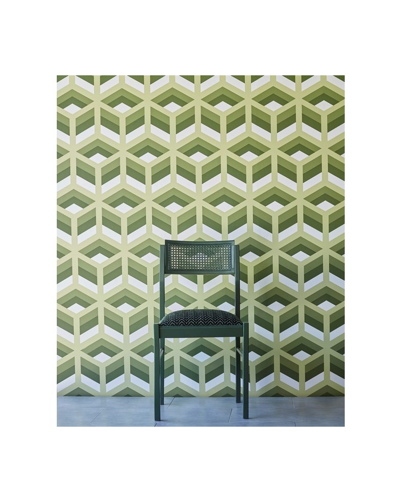 Papel Pintado GDW-5248-004 Xabi Verde - LORENZO CASTILLO