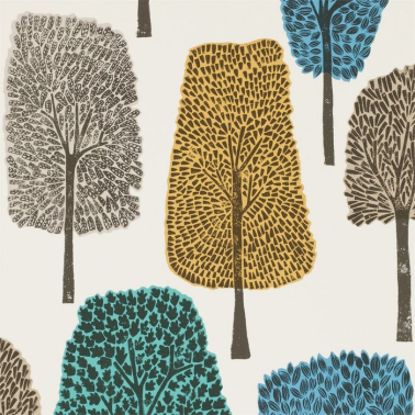 Papel Pintado NFIK111084-cedar-almond cobalt midnight - SCION