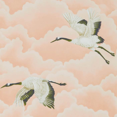 Papel Pintado 111232-cranes in flight - Harlequin