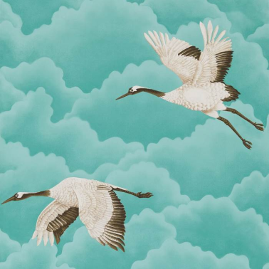 Papel Pintado 111234-cranes in flight - Harlequin