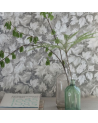 Papel Pintado PDG679-05 FRESCO LEAF - PEARL - Designers Guild