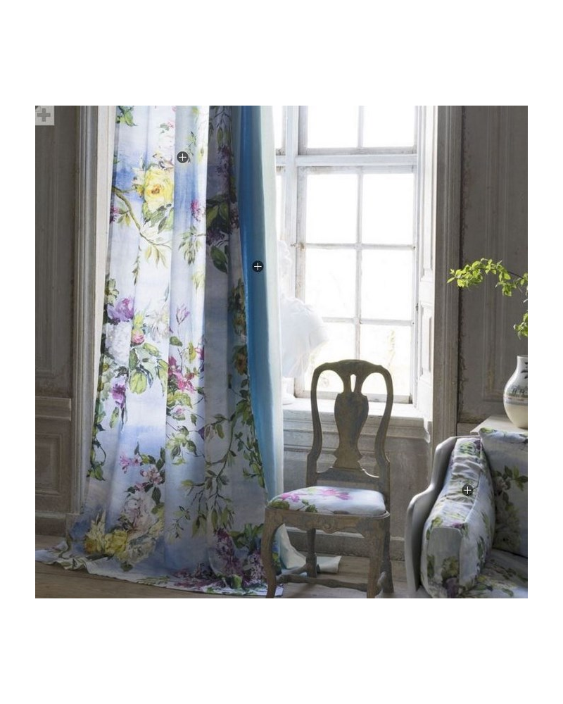 Tela FDG2361_01 CAPRIFOGLIO-GRANDE-SKY Designers Guild