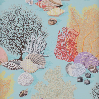 Papel Pintado Byron Bay 03086-03 Turquoise - MANUEL CANOVAS