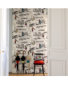 Papel Pintado La Parisienne 03083-01 Noir et Blanc - MANUEL CANOVAS