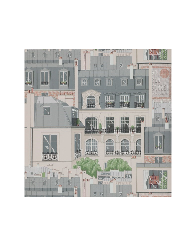 Papel Pintado Les Toits de Paris 03082-02 Ardoise - MANUEL CANOVAS
