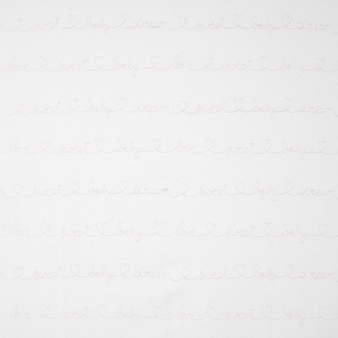Tela MWS29924222 ESCRITURE BRODEE ROSE Casadeco