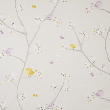 Tela MWS80025224 OISEAUX PARME JAUNE Casadeco