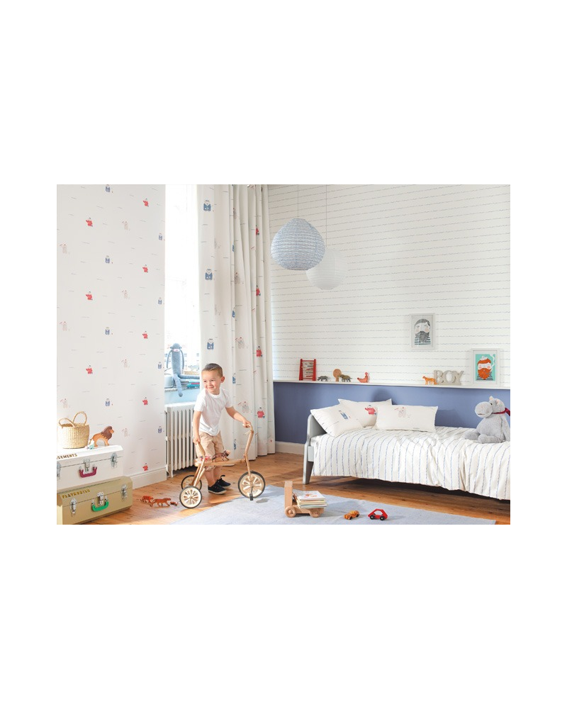 Papel Pintado MLW29716538 VAGUES BLEU MARINE - Casadeco