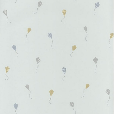 Papel Pintado MLW29746308 CERFS VOLANTS BLEU JAUNE - Casadeco