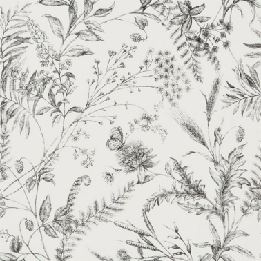 Papel Pintado PRL710-04 Fern Toile Ethed Black - Ralph Lauren Home