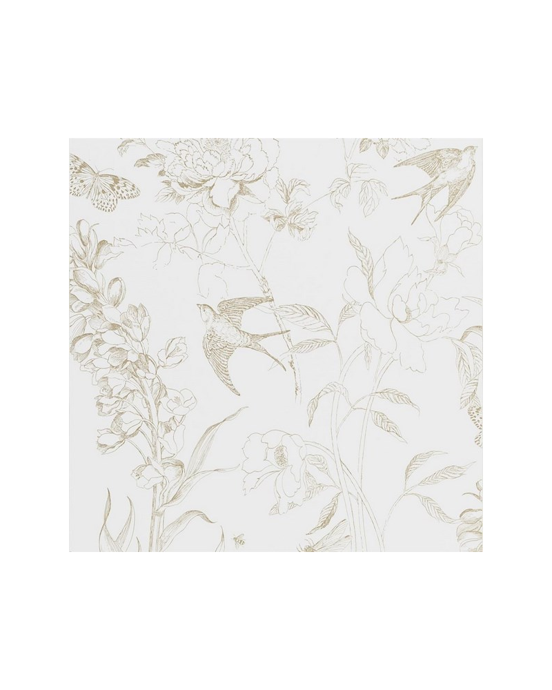 Papel Pintado PDG721-02 Sibylla garden Gold - Designers Guild Papel Pintado PDG721-02 Sibylla garden Gold - Designers Guild