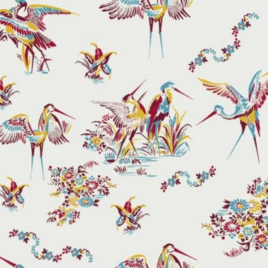 Papel Pintado 5900000 - GRULLAS DE PAPEL GARNET - COORDONNE