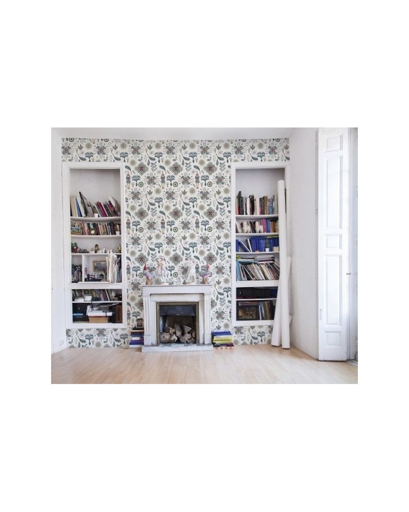 Papel Pintado 5900049 - MICRO COSMOS BLUE - COORDONNE
