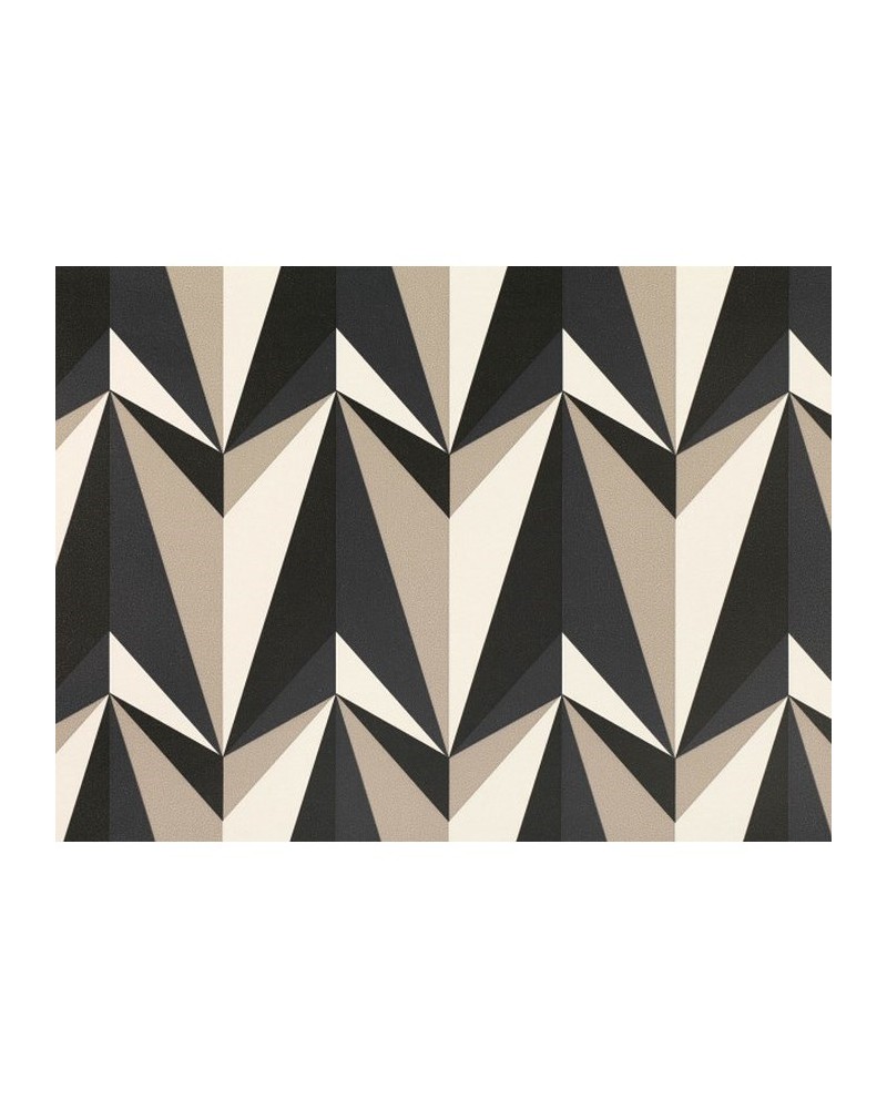 WK806-03 ORIGAMI-ROCKETS-WALLCOVERING-BISCUIT