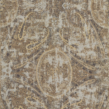 Tela ZELS332803 ELSWICK PAISLEY Blue Umber ZOFFANY