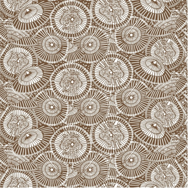 Papel Pintado GDW-5436-003 Sombrillas Chocolate - GASTON Y DANIELA