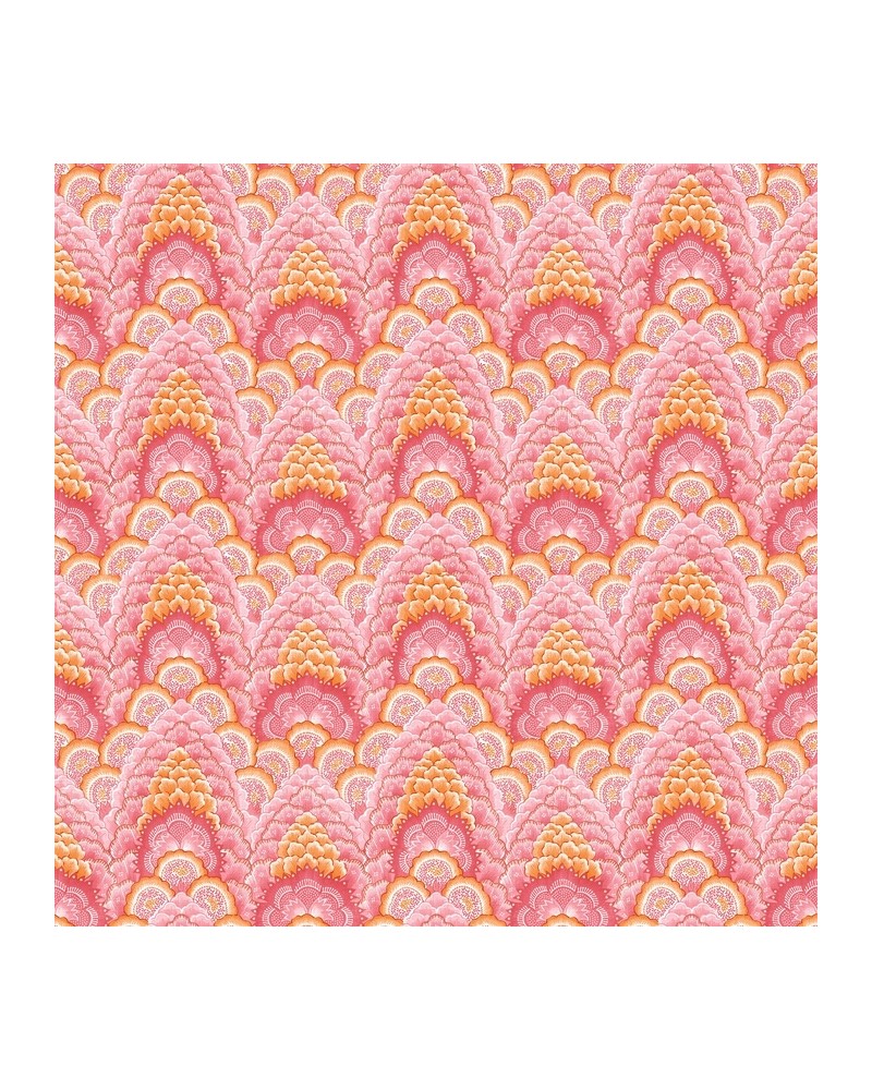 Papel Pintado GDW-5447-003 Ganges Rosa-Naranja - GASTON Y DANIELA Papel Pintado GDW-5447-003 Ganges Rosa-Naranja - GASTON Y DANIELA