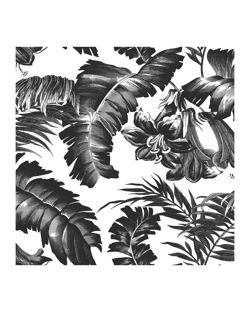 Papel Pintado GDW-5449-005 Plantation Negro - GASTON Y DANIELA Papel Pintado GDW-5449-005 Plantation Negro - GASTON Y DANIELA
