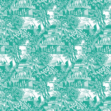 Papel Pintado GDW-5450-001 Olimpo Esmeralda - GASTON Y DANIELA