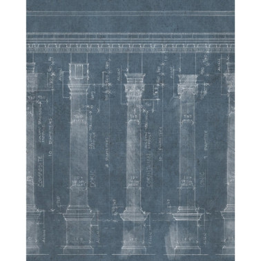 Papel Pintado COLONNADE BLUE WP20023 - MIND THE GAP
