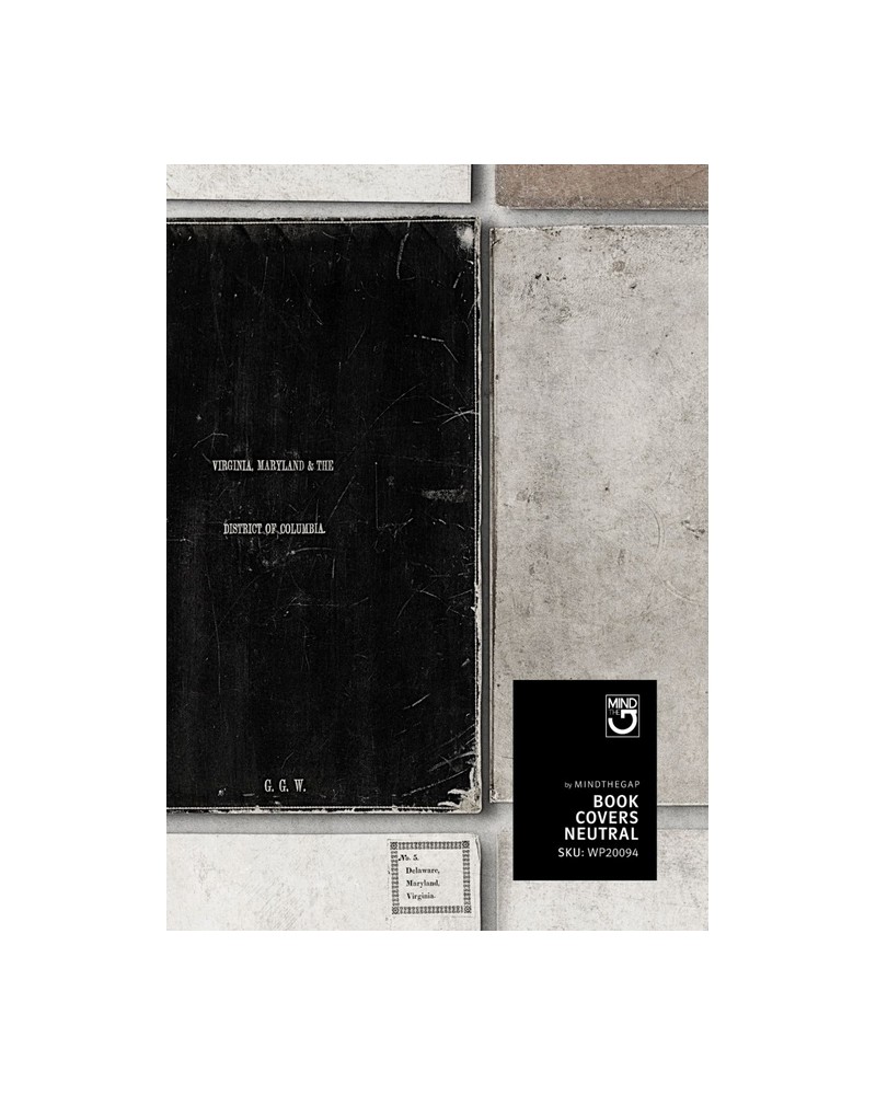 Papel Pintado BOOK COVERS NEUTRAL WP20094 - MIND THE GAP
