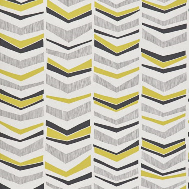 Papel Pintado MISP1107 CHEVRON MUSTARD FLOWER - MISSPRINT