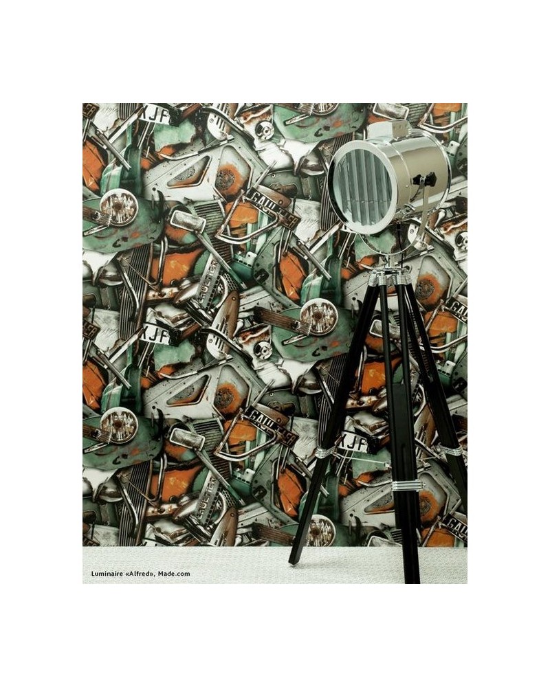 Papel Pintado CARAMBOLAGE - PETROLE 3314-02 - JEAN PAUL GAULTIER