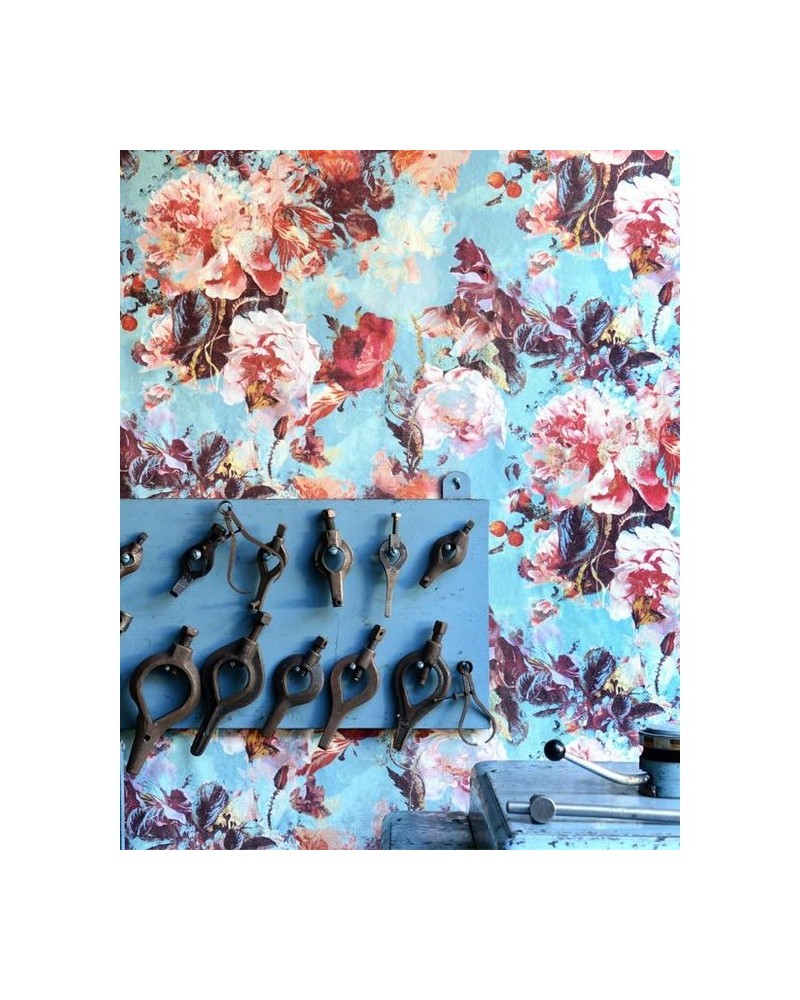 Papel Pintado FLAMBOYANT - BLEUET 3301-01 - JEAN PAUL GAULTIER
