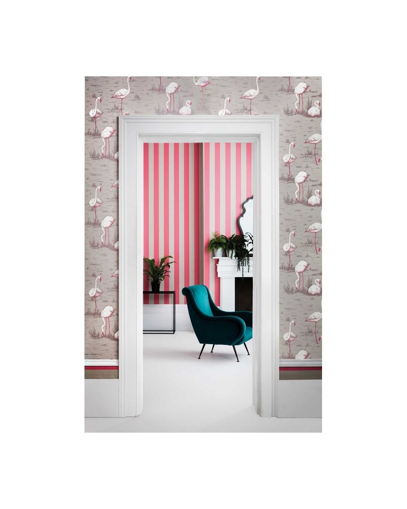 Papel Pintado 110-6031 GLASTONBURY STRIPE - COLE and SON