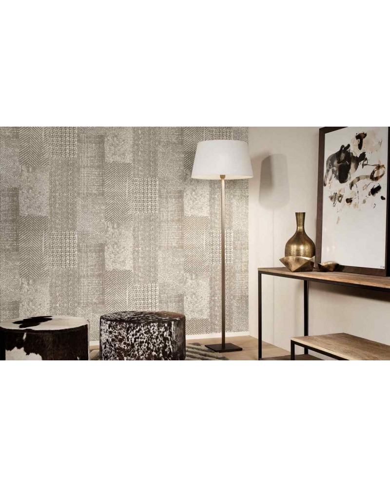 Papel Pintado 12050 PATCHWORK - FLAMANT